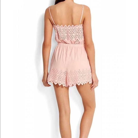 Seafolly Dawn To Dusk Broderie Playsuit - Picture 8 of 8